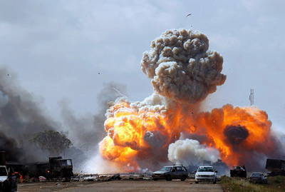 Коалиция не знает сроков окончания бомбардировок Ливии