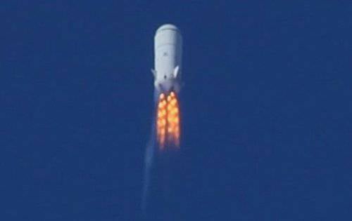 Ракета компании Blue Origin потерпела крушение