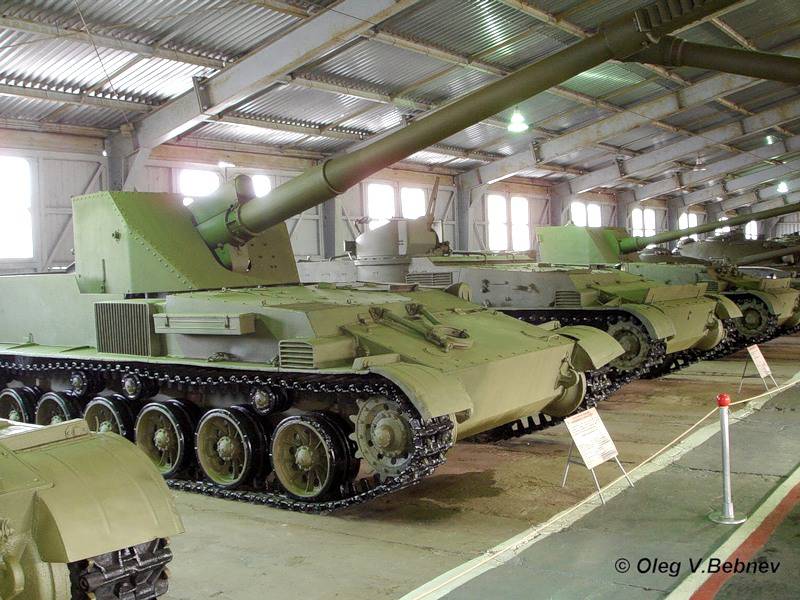 Мастодонты-противотанкисты: СУ-152П и Объект 120 "Таран". СССР