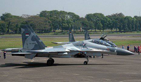 ВВС Индонезии пополняются новыми Су