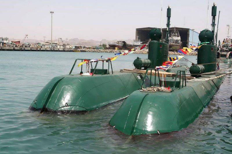 Две подводные лодки типа "Гадир" приняты на вооружение иранскими ВМС