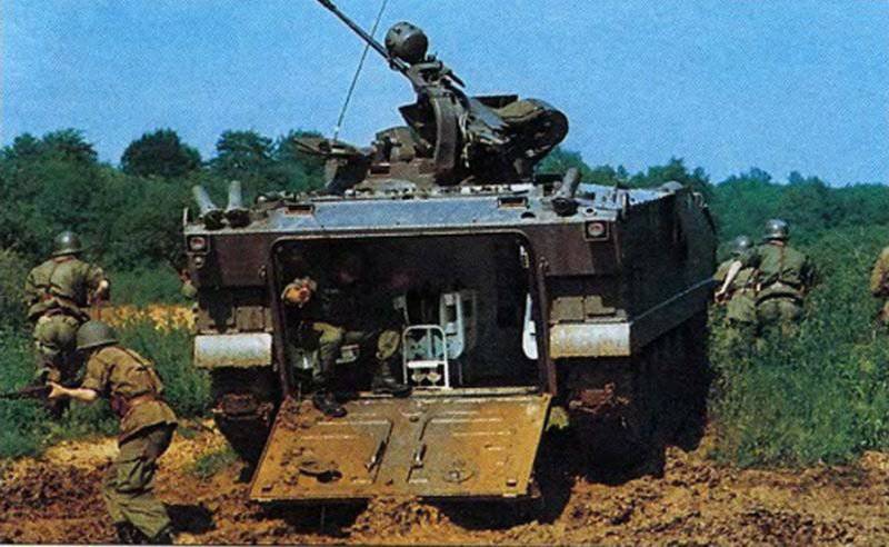 Французская боевая машина для пехотных подразделений АМХ-10Р