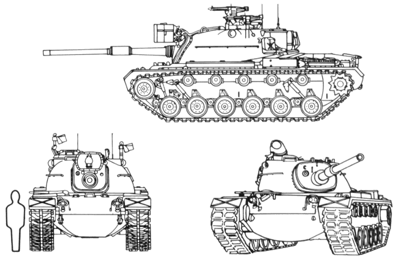 Американский средний танк M48 “Patton III”