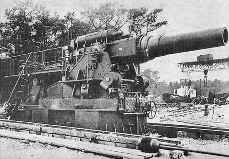 42 cm kurze Marinekanone L/16 - 420-мм немецкая сверхтяжелая мортира «Гамма»