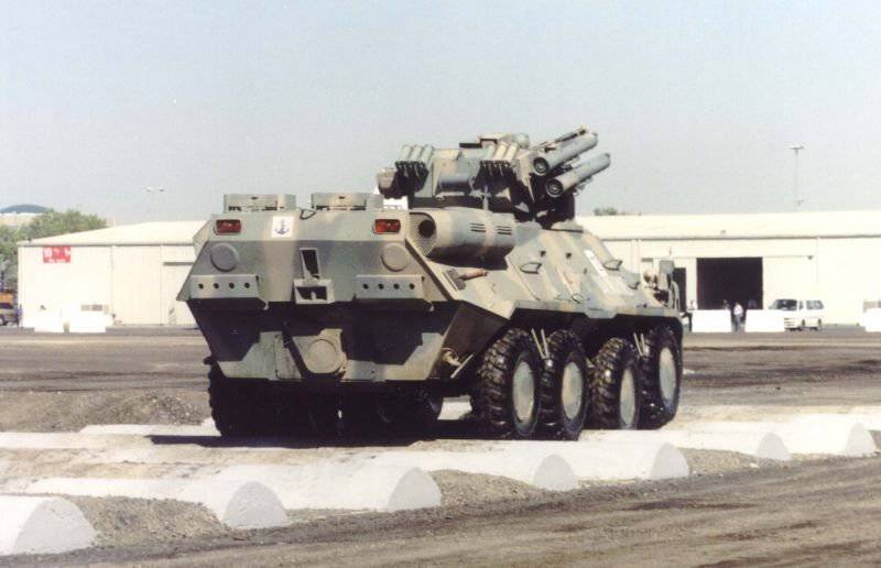 БТР -3У - бронированный транспортер с БМ «Шквал»