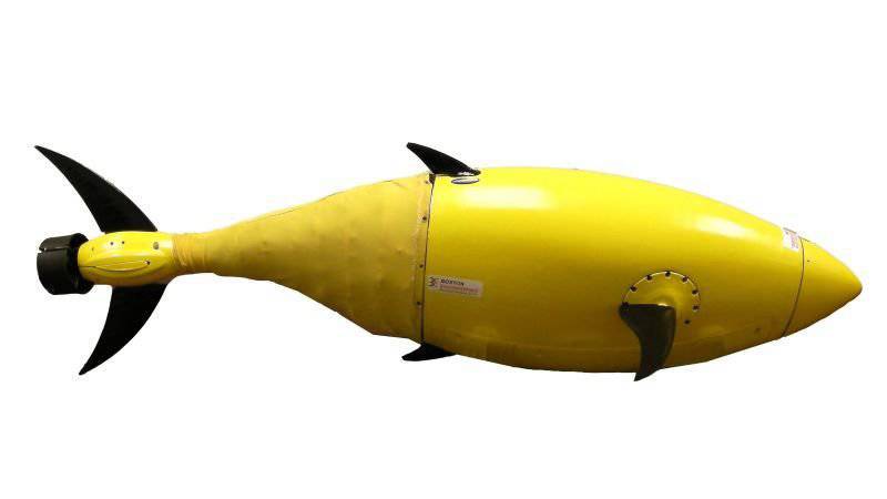 Подводный роботизированный аппарат «BIOSwimmer» - электронный  тунец