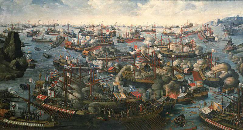 7 октября 1571 г. произошла битва при Лепанто