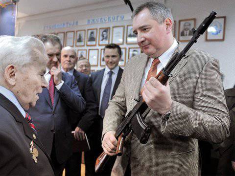 Дмитрий Рогозин предложил организовать концерн «Калашников»