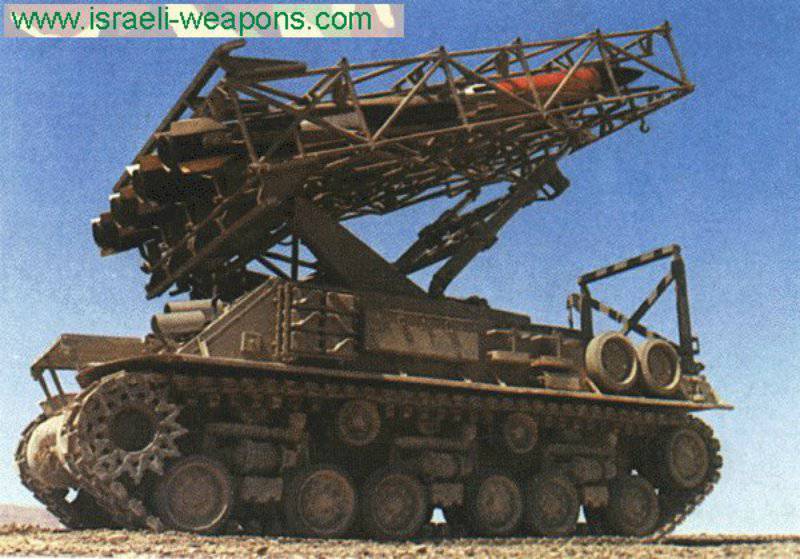 Израильская гусеничная РСЗО «Эпископи» MAR-290 (1970-80гг)