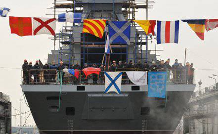 Военно-морской флот России в 2014-2016 годах пополнят три судна тылового обеспечения типа "Эльбрус"