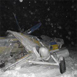 Украинский Ми-8 упал сразу после взлета
