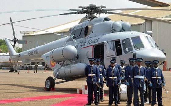 Военно-воздушные силы Ганы получили четыре вертолета Ми-171Ш