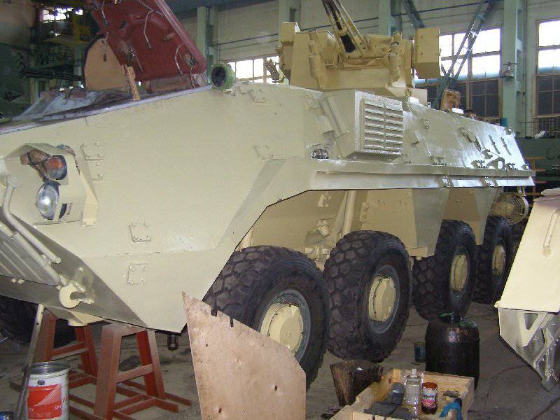 Новый украинский бронетранспортер БТР-4МВ