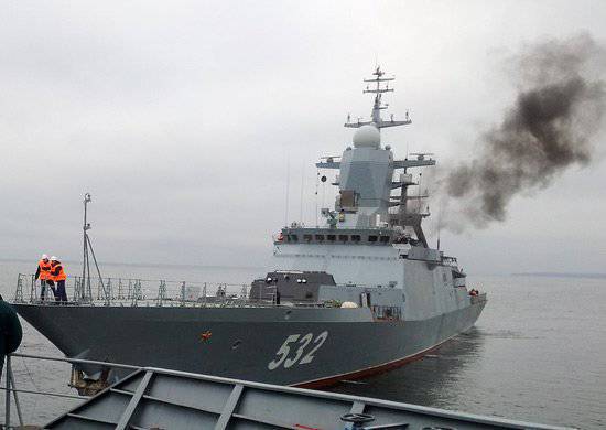 Корвет «Бойкий» прибыл в Балтийск для продолжения ходовых испытаний