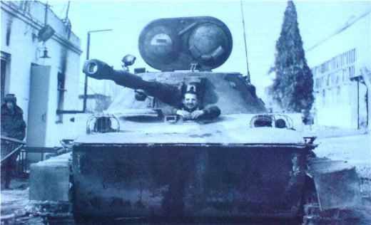 Танки ПТ-76 в боях на Северном Кавказе