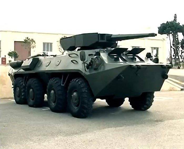 Азербайджанская модификация БТР-70М с модулем «Шимшек»