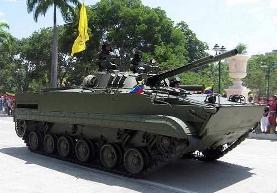 Вооруженные силы Венесуэлы получили очередную партию БМП-3