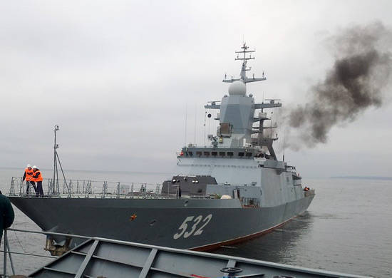 Корвет «Бойкий» вернулся на «Северную верфь» после морской части государственных испытаний в Балтийском море