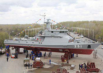 Уральский завод "Зенит" спустил на воду второй ракетно-артиллерийский корабль для ВМС Казахстана