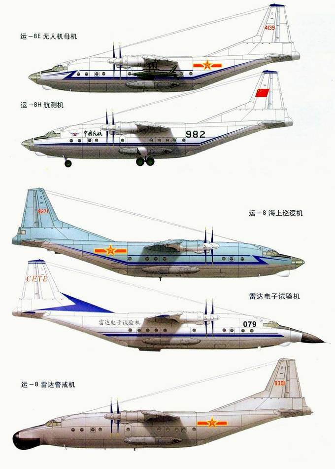 Самолет Shaanxi Y-8 и его модификации