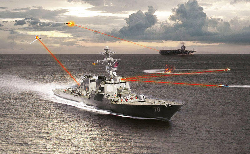 Американские военные моряки готовы идти в бой с лазерным оружием