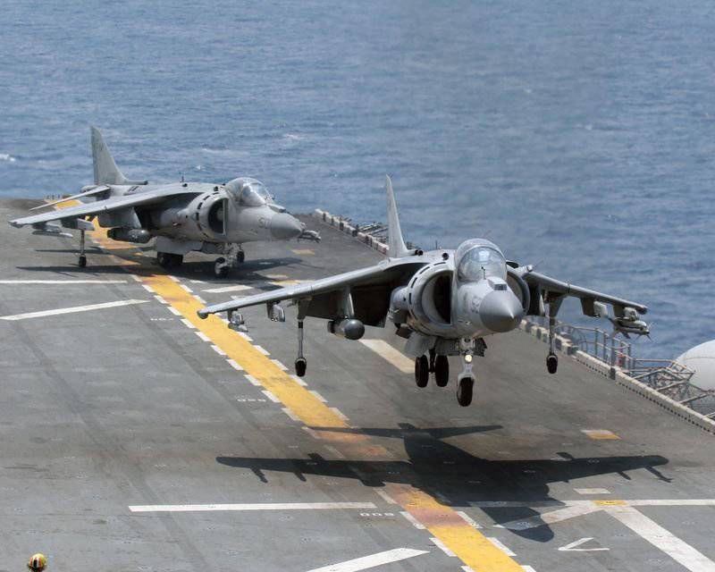 Морская пехота США заинтересована в модернизации штурмовиков Harrier