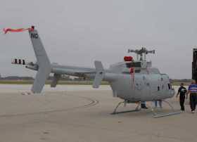 ВМС США получили первый модернизированный беспилотный вертолет MQ-8C "Файр Скаут"