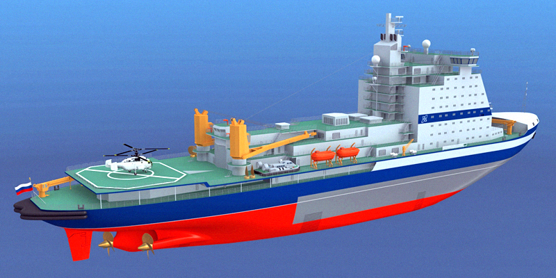 На Балтзаводе 5 ноября заложат головной атомный ледокол нового поколения