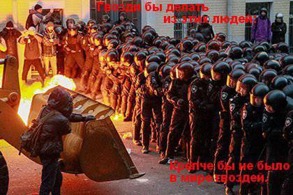 Украинская власть должна покончить с уличным беспределом