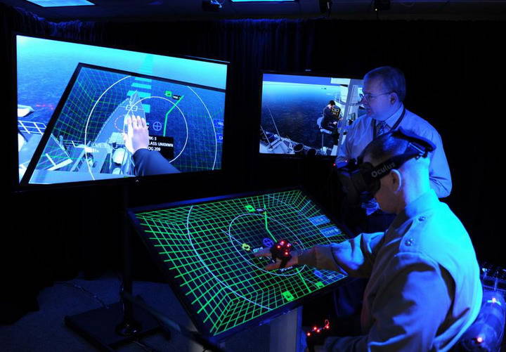 Флот США тестирует комплект виртуальной реальности для военной тактики будущего
