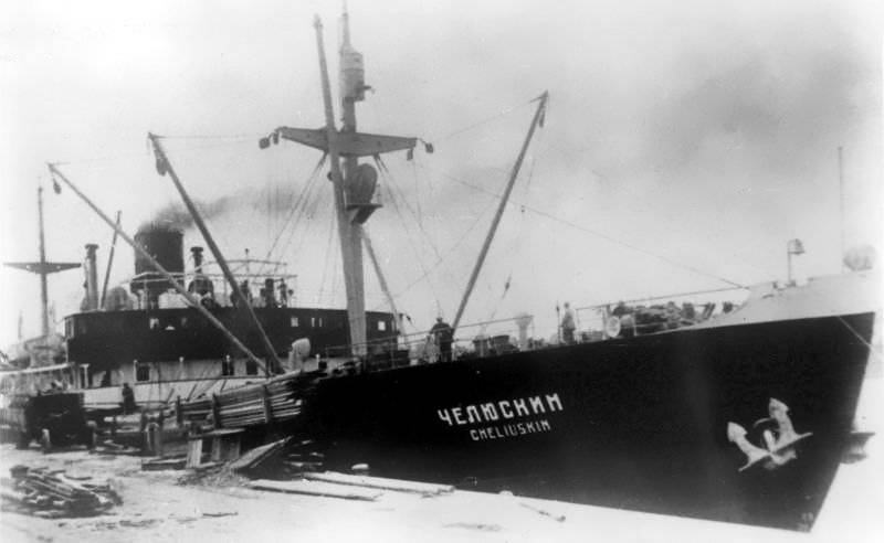 80 лет назад затонул пароход «Челюскин»