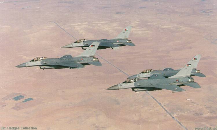 Пакистан купил 13 иорданских F-16