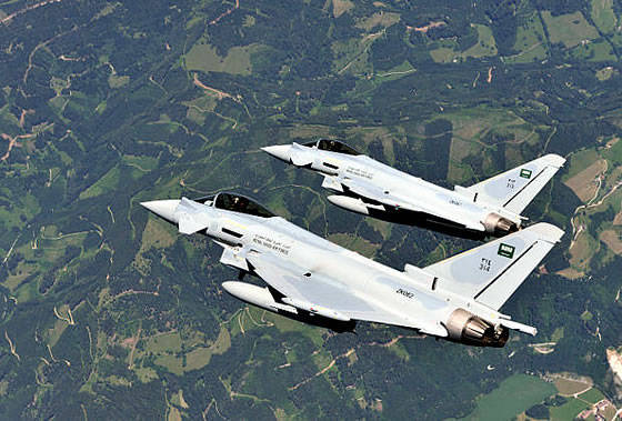 Саудовская Аравия согласовала c «БАе системз» условия поставки истребителей EF-2000 «Тайфун» модификации «Транш.3»