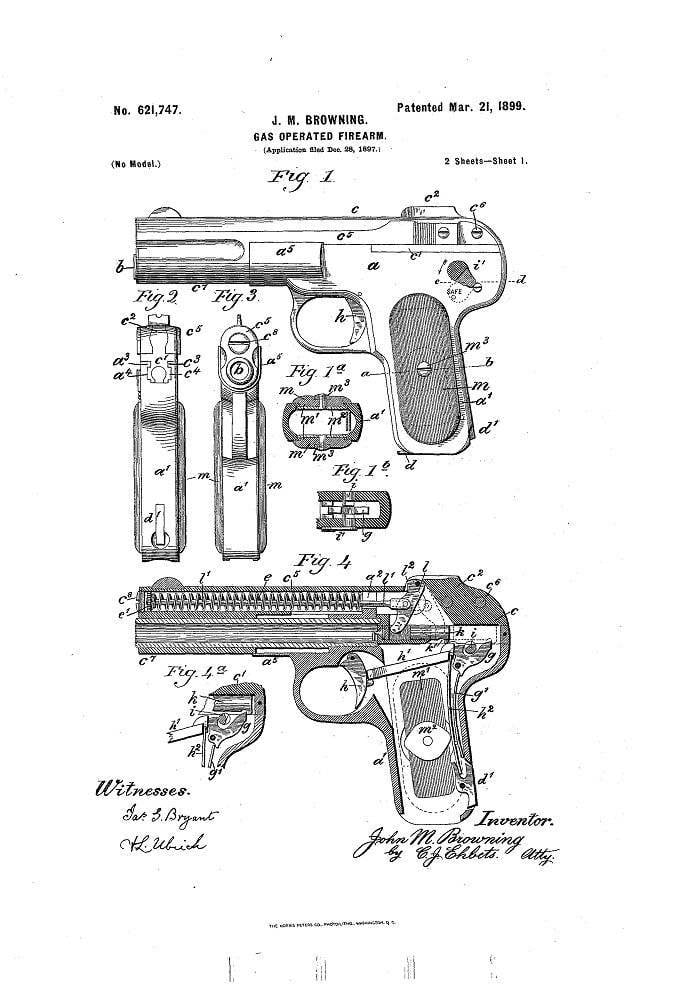 Пистолет Браунинг образца 1900 (FN Browning model 1900)