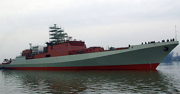 Новый боевой корабль для Черноморского флота России спустят на воду 14 марта