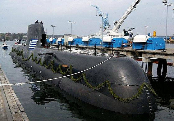 ВМС Греции примут на вооружение три подводные лодки класса «Тип-214» в 2015 году