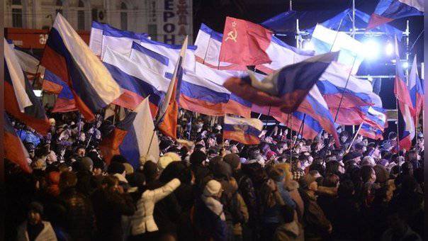 Воссоединение Крыма с Россией и процессы национального самоопределения в Европе: новая «весна народов»?