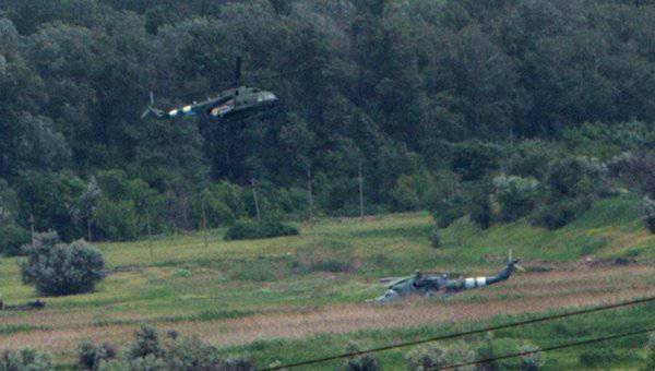 Ополченцы Славянска подбили очередной вертолет