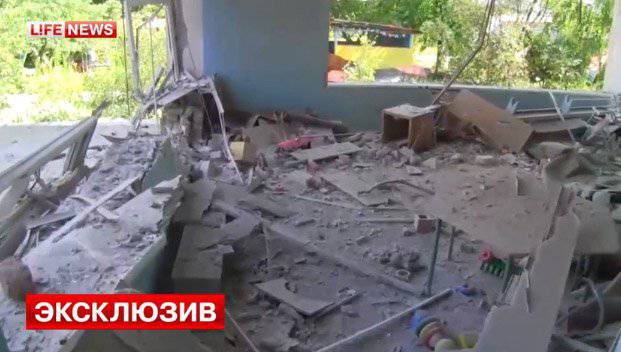 Хунта обстреляла детский дом в Славянске