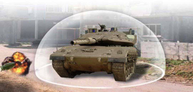 «Ветровка» защитила израильский танк от противотанковой ракеты