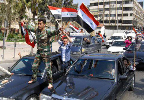 Успехи сирийской правительственной армии в окрестностях Дамаска
