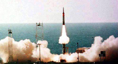 Российские специалисты зафиксировали пуск баллистической ракеты в восточном Средиземноморье