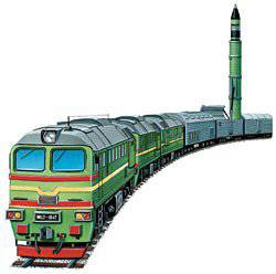 Боевой железнодорожный ракетный комплекс с РС-22/РТ-23УТТХ «Молодец» (SS-24 Scalpel), СССР