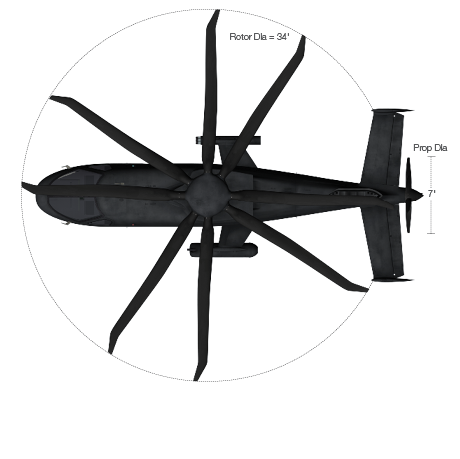 Показан прототип скоростного вертолета Sikorsky S-97 Raider