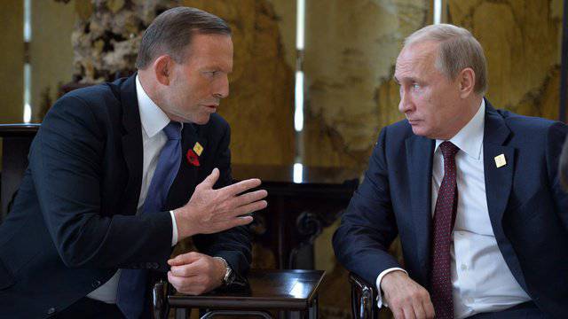 Австралийская пресса: Эбботт требовал от Путина извинений и компенсаций за сбитый "Боинг-777"