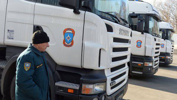 Седьмой российский гуманитарный конвой прибыл на Донбасс