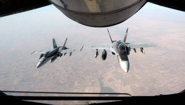 Коалиционная авиация уничтожила нефтяное хранилище «Исламского государства» на территории Сирии
