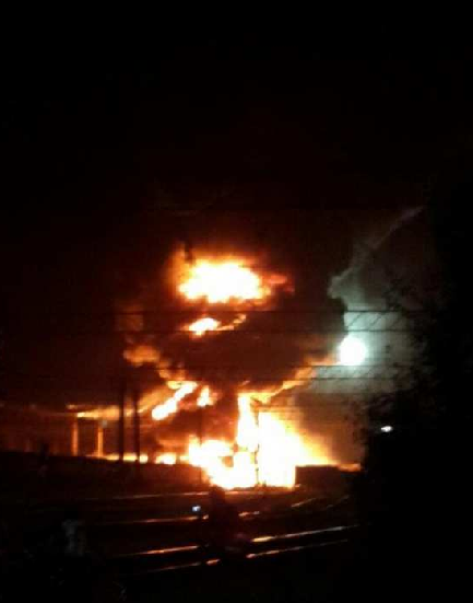 Взрыв на железнодорожной станции Харькова