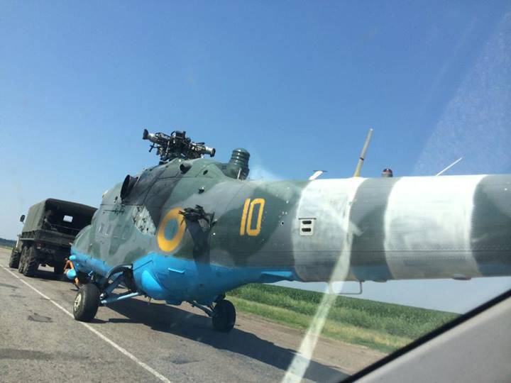 Боевое применение вертолетов Ми-24 в войне против Донбасса