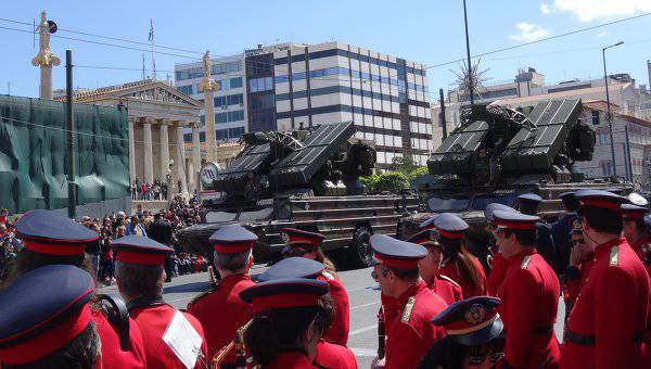 Россия поставит Греции запчасти к системам ПВО